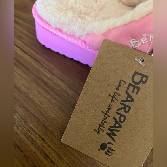 Bearpaw Puffy Scuff Slipper Pink - Picture 4 of 7